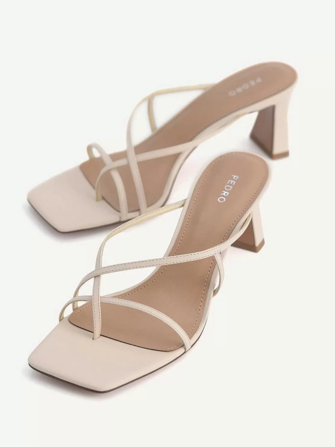 Strappy Toe Loop Heel Sandals<PEDRO Shop