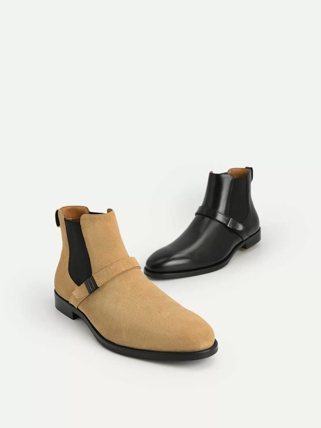 Suede Strapped Boots<PEDRO Sale