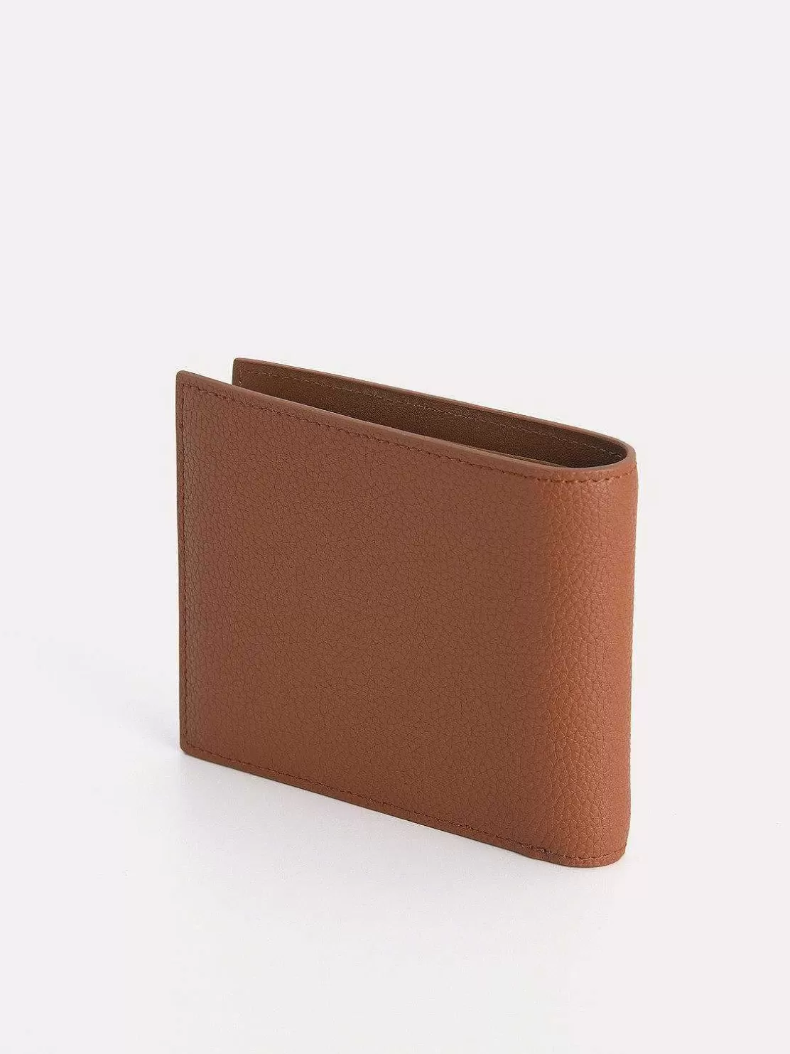 Textured Leather Bi-Fold Wallet With Insert<PEDRO Discount