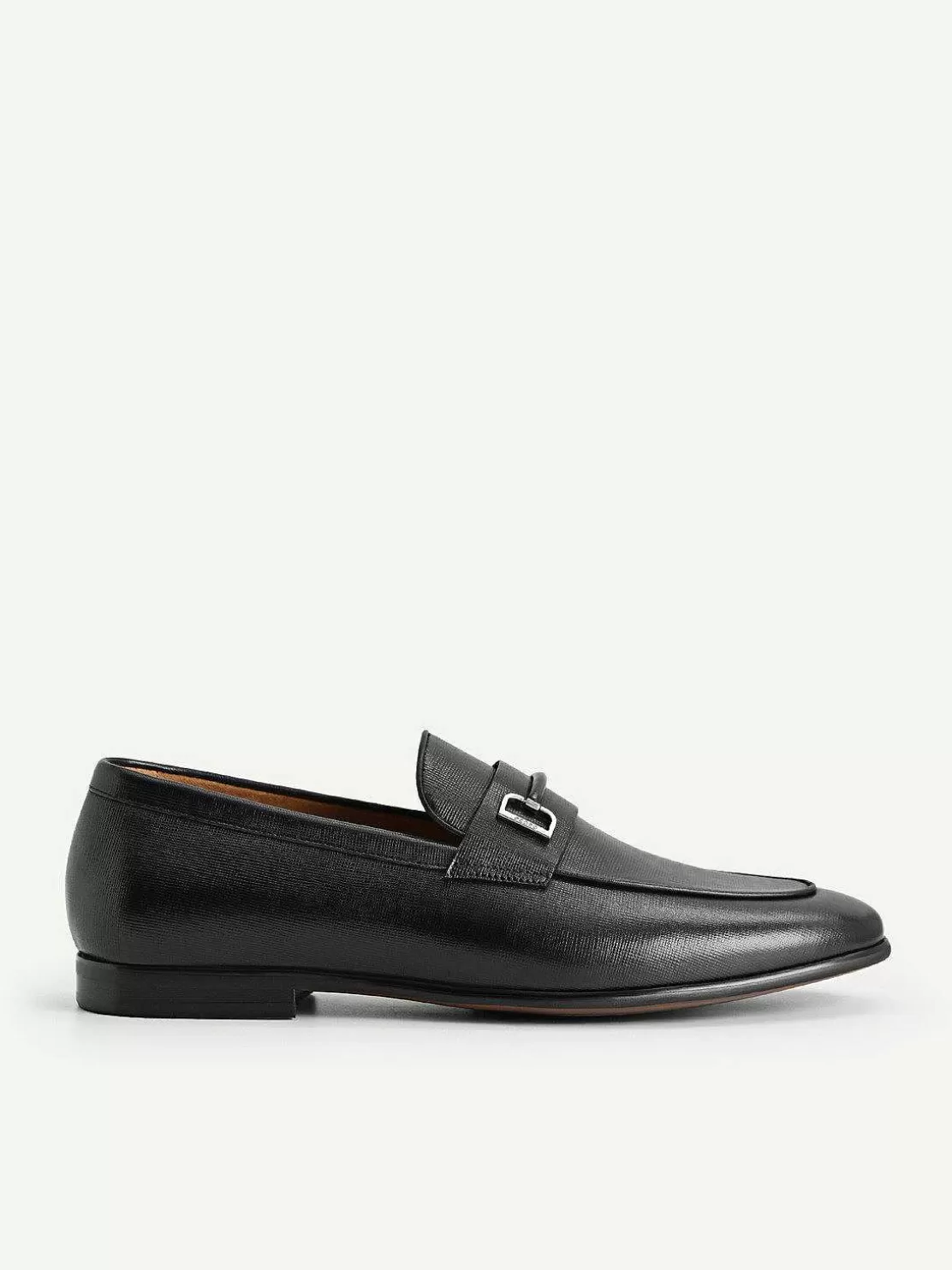Textured Leather Loafers With Metal Bit<PEDRO Outlet