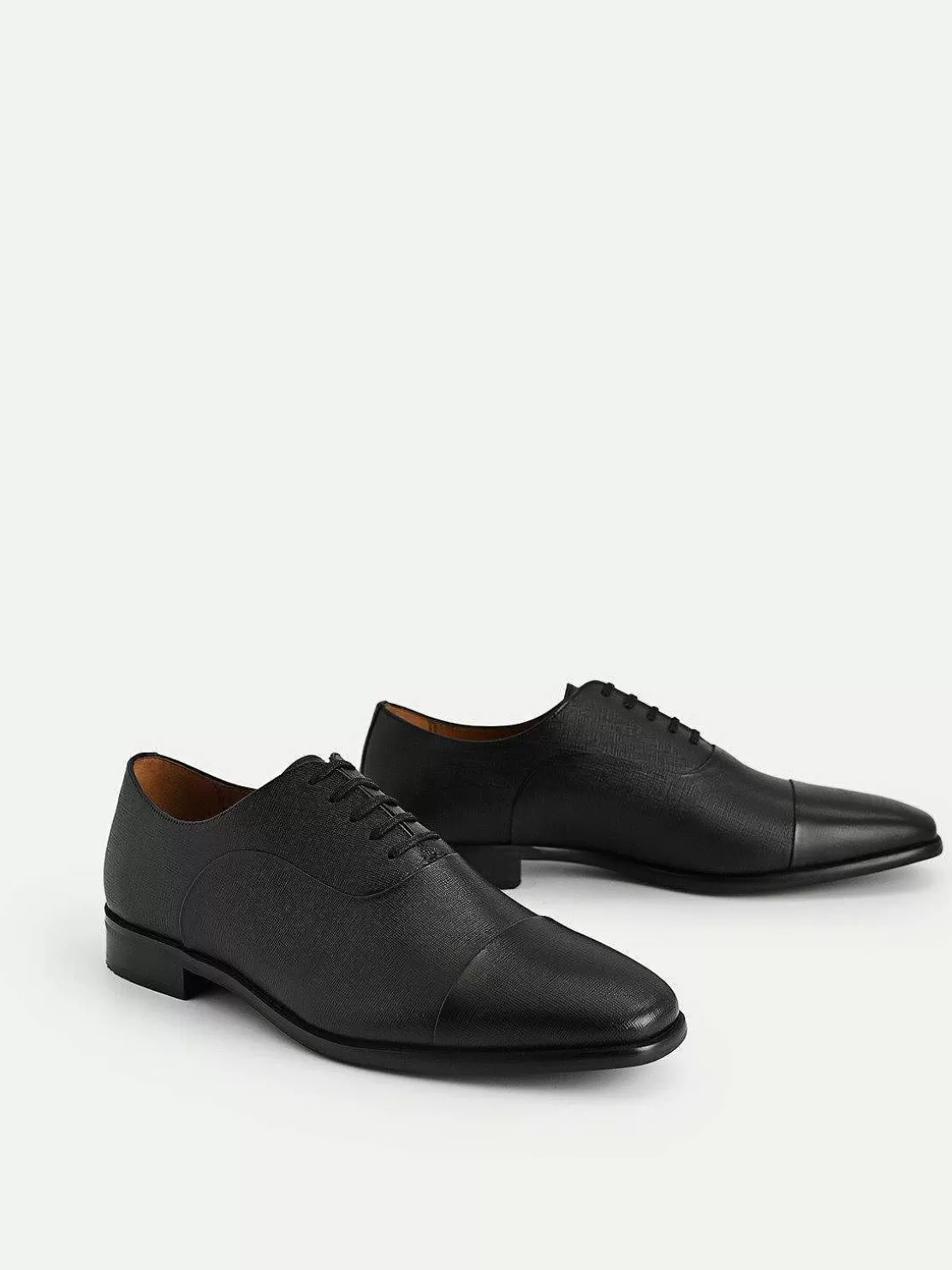 Textured Leather Oxford Shoes<PEDRO Clearance