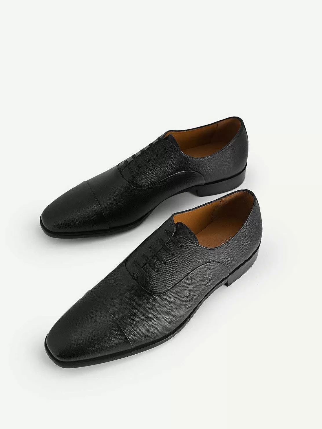 Textured Leather Oxford Shoes<PEDRO Clearance
