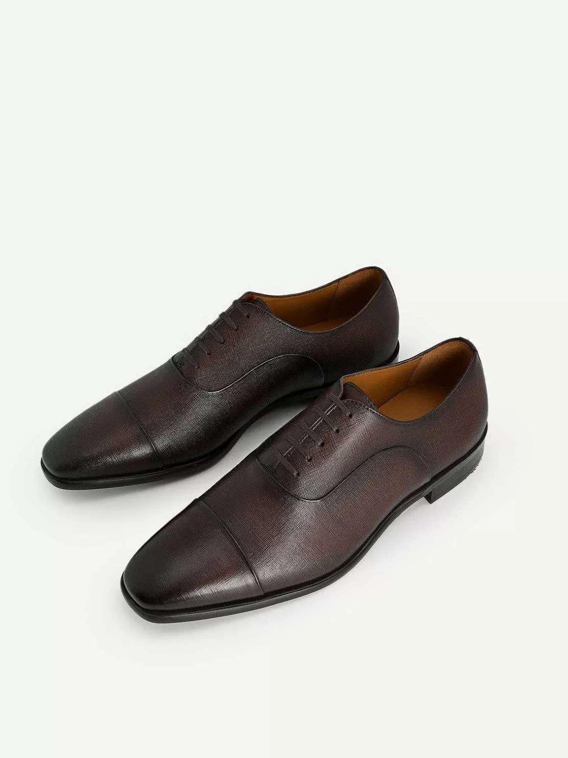 Textured Leather Oxford Shoes<PEDRO Cheap