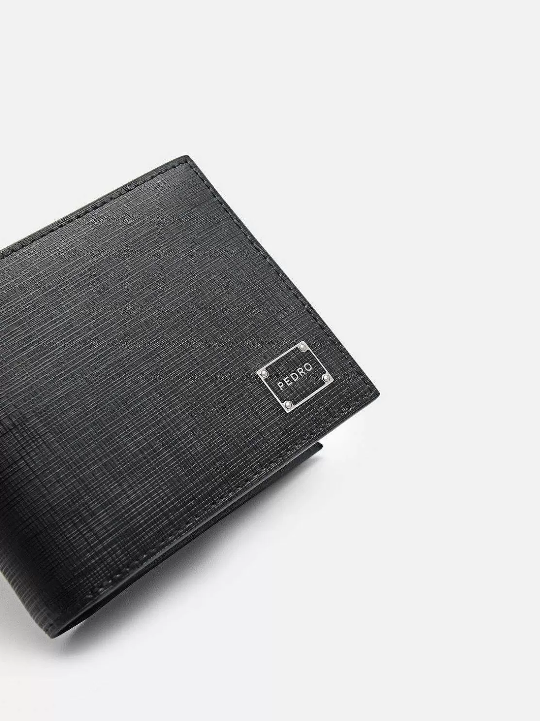 Textured Leather Wallet<PEDRO Sale