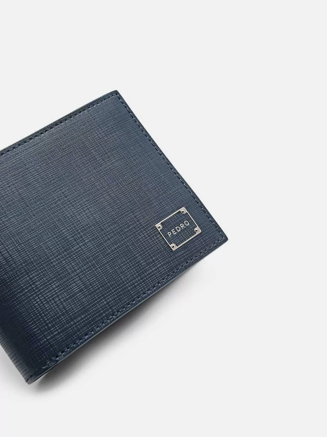 Textured Leather Wallet<PEDRO New