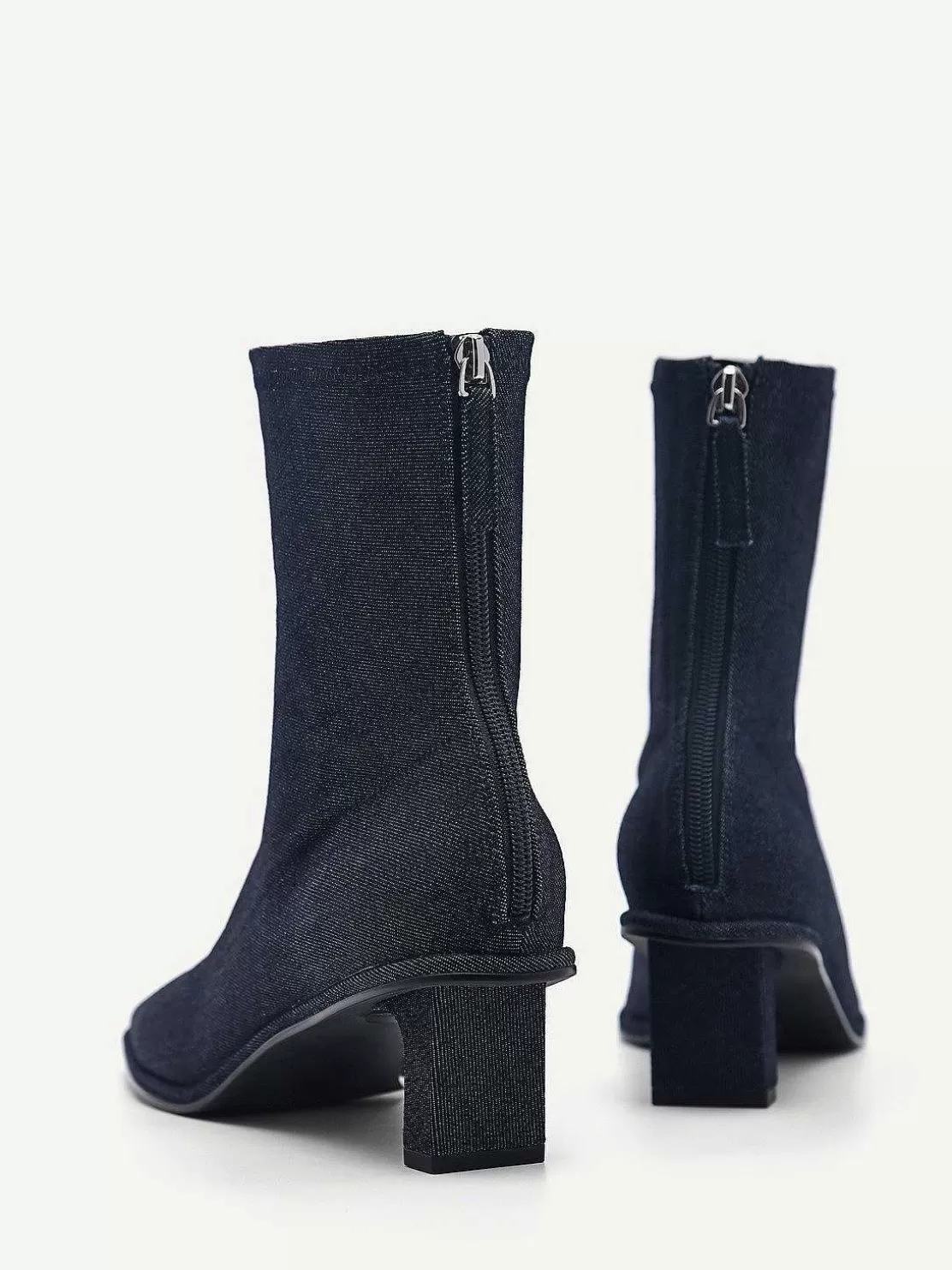 Vanessa Denim Ankle Boots<PEDRO Cheap