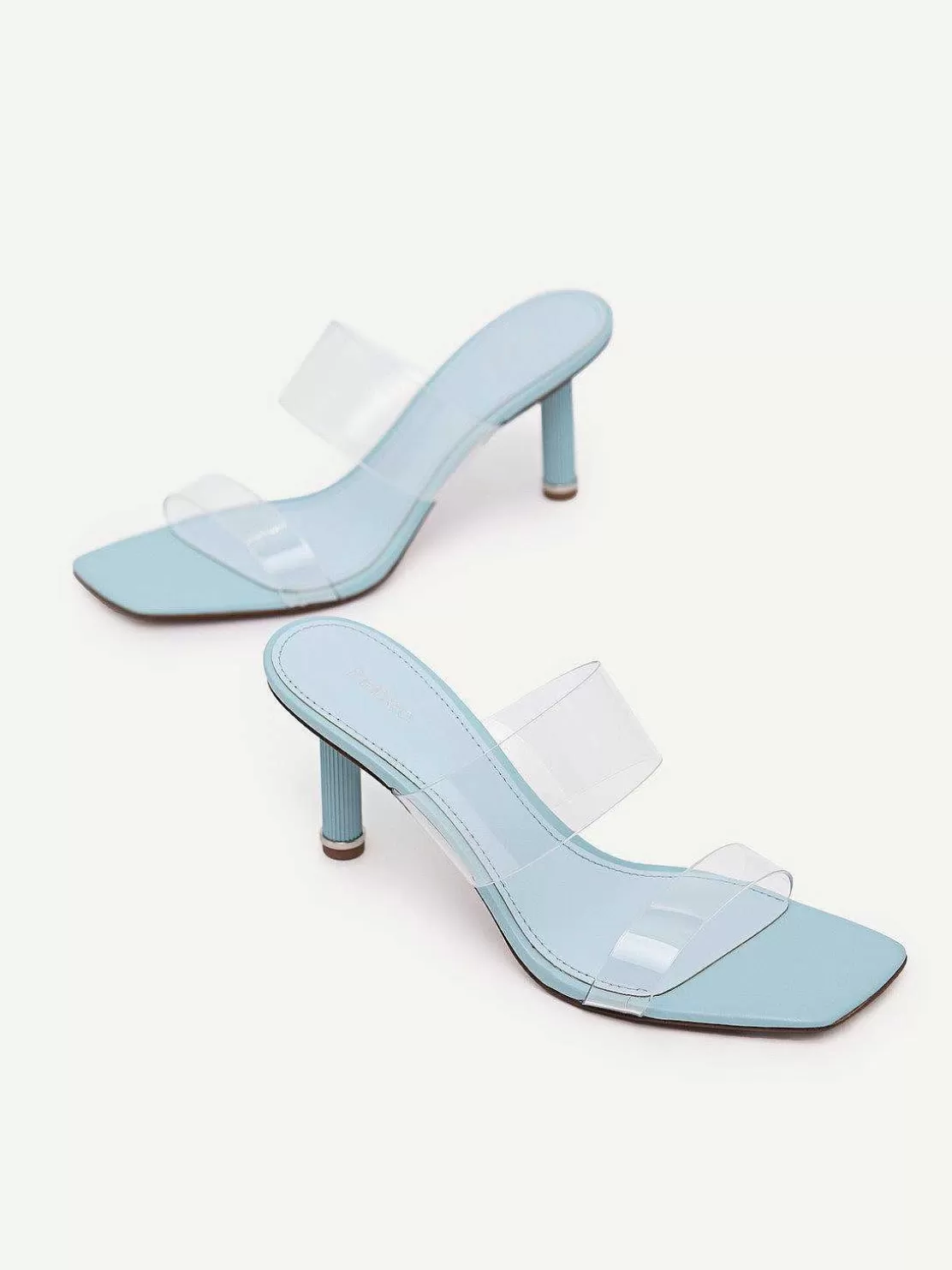 Vinyl Double Strap Heel Sandals<PEDRO Store