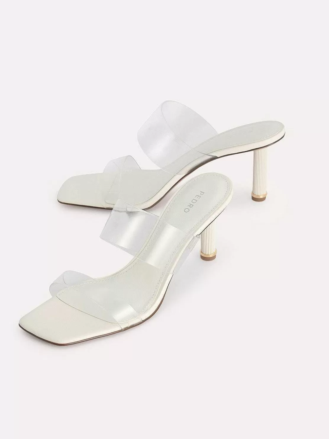 Vinyl Double Strap Heel Sandals<PEDRO Outlet