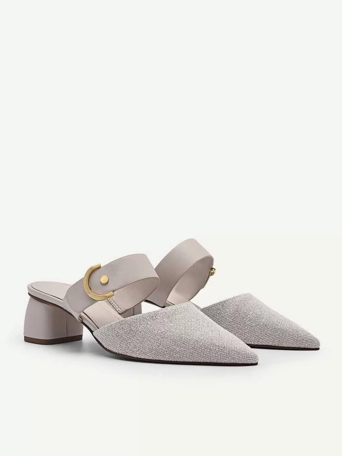 Yasmin Linen Heel Mules<PEDRO Best